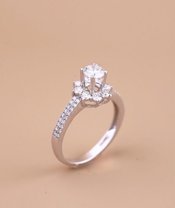 Nhẫn nữ Round White Vẻ Đẹp Của Sự Bí Ẩn N021