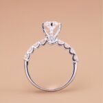 Nhẫn nữ hình vương miện đính kim N020