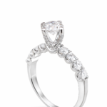 Nhẫn nữ hình vương miện đính kim N020