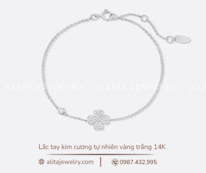 Lắc tay đính kim vàng 14K,18K LT002