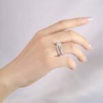 Nhẫn kim cương nữ Eternity mix Solitaire