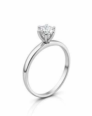 Nhẫn kim cương lab grown nữ Eternity mix Solitaire