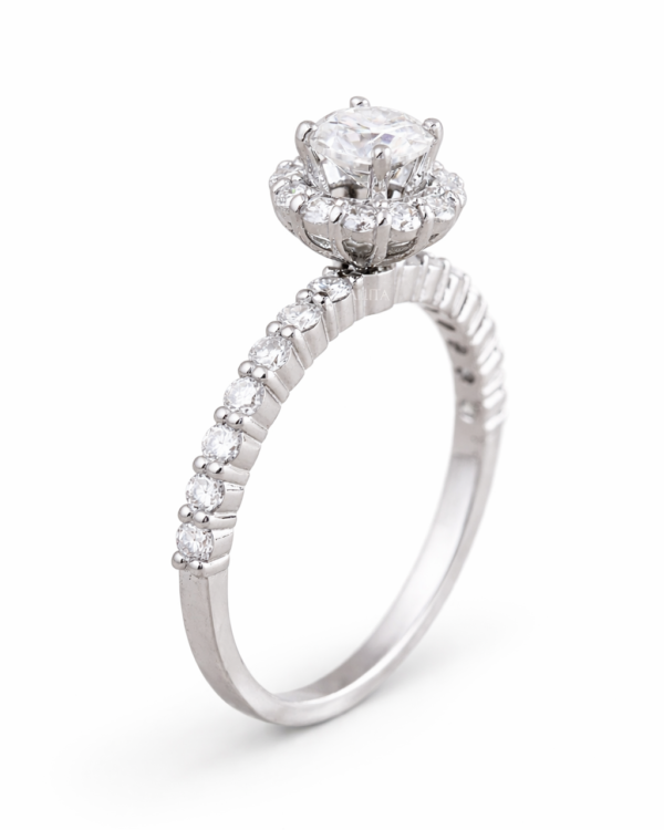 Nhẫn kim cương nữ Round Brilliant Cut NN023