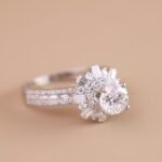 Nhẫn nữ đính kim vàng 14k Rosé Étoile NN028