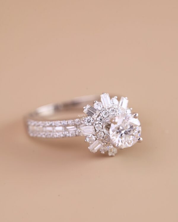 Nhẫn nữ đính kim vàng 14k Rosé Étoile NN028