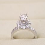 Nhẫn nữ đính kim vàng 14k Rosé Étoile NN028