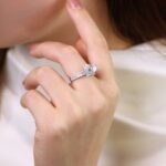 Nhẫn nữ đính kim vàng 14k Rosé Étoile NN016