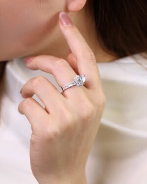 Nhẫn nữ đính kim vàng 14k Rosé Étoile NN016