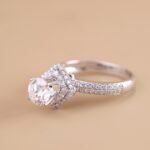 Nhẫn nữ kim cương Imperial Bloom Halo 14K NN019