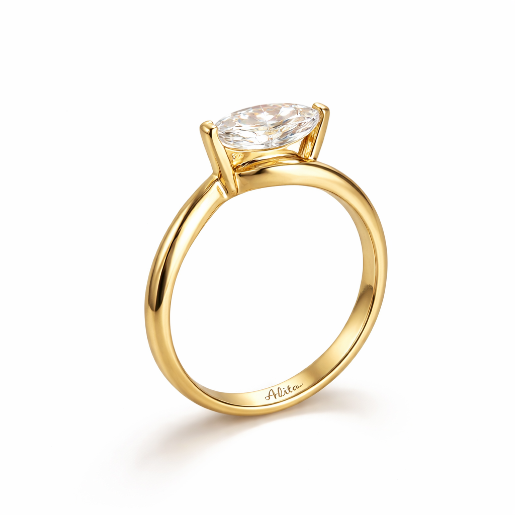 Nhẫn cầu hôn sang trọng Alita Pure Diamond