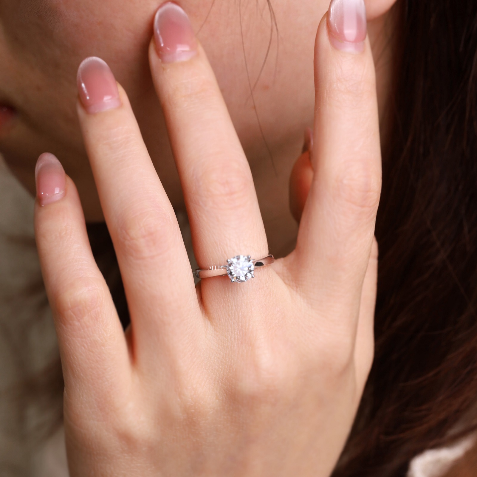 Nhẫn đính hôn sang trọng Celeste Diamond Ring NN035