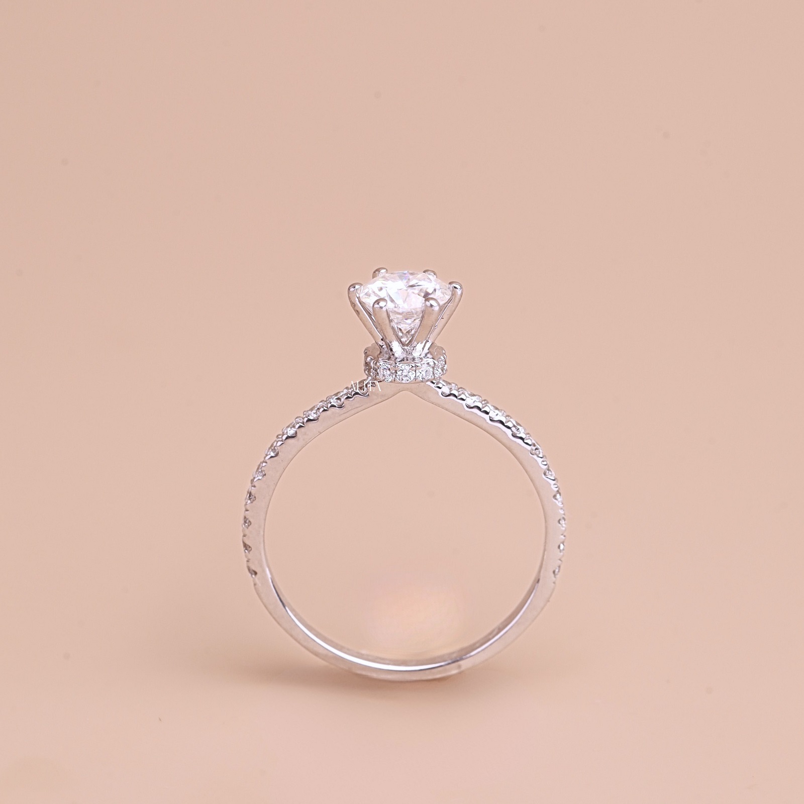 Nhẫn nữ kim cương nhân tạo Eternal Crown NN043