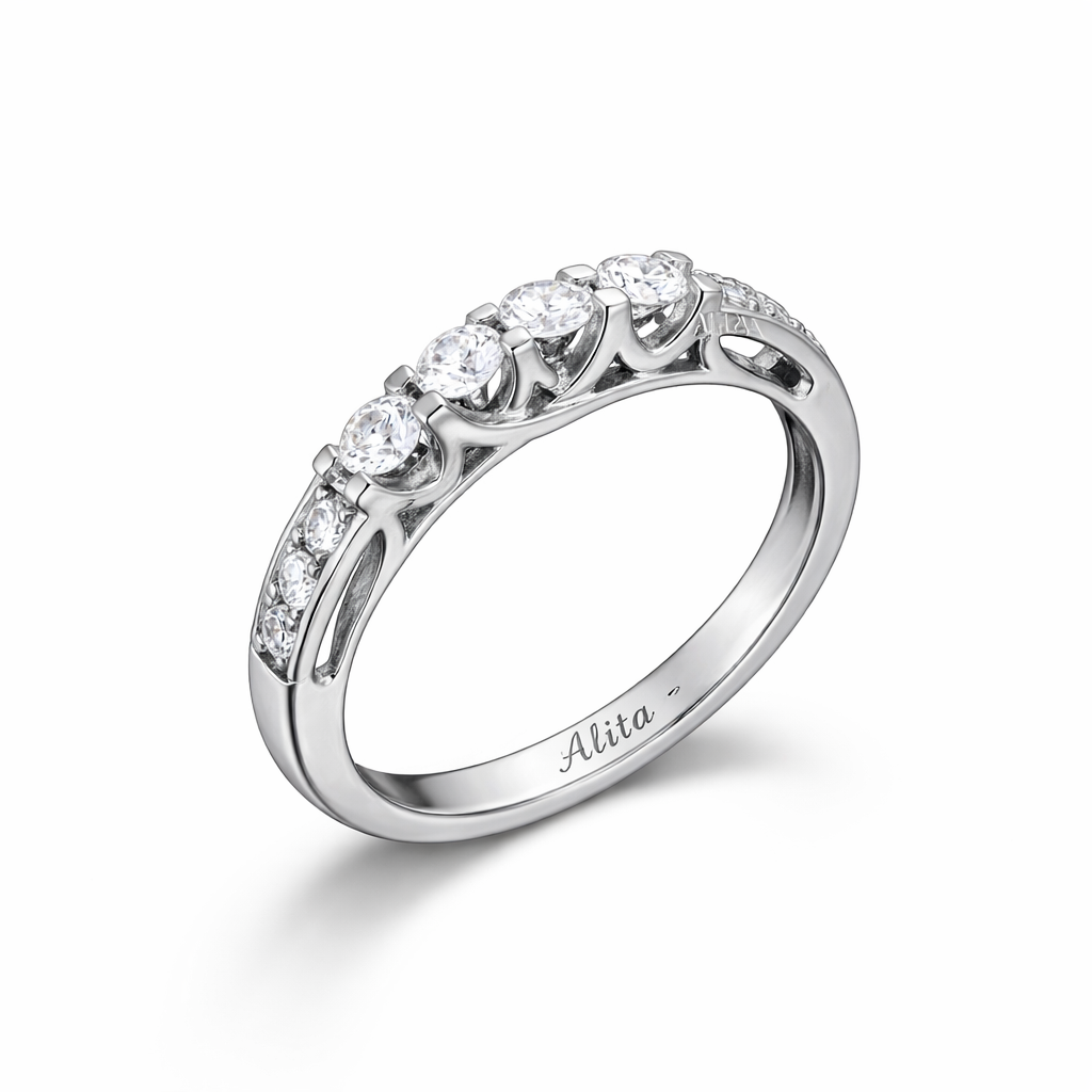 Nhẫn cầu hôn sang trọng Alita Eternal Shine NN049