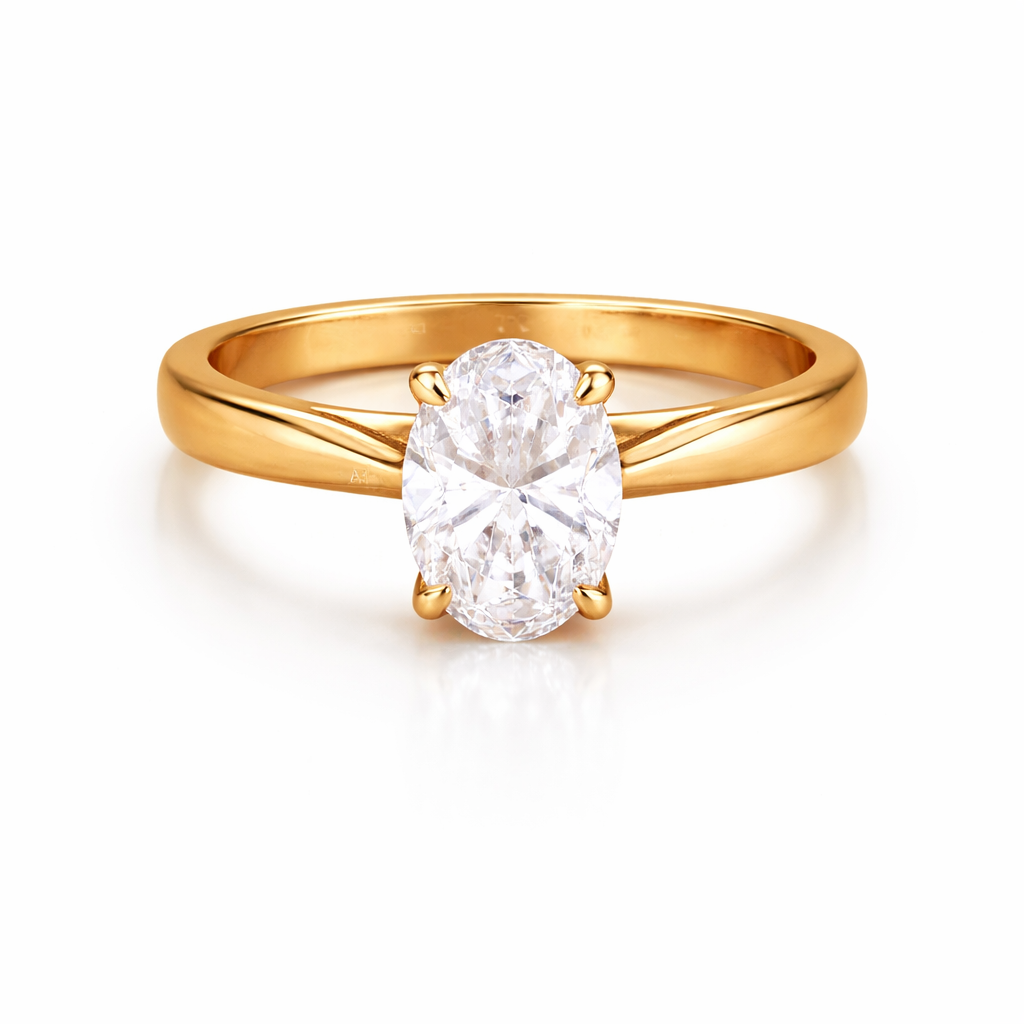Nhẫn đính hôn kim cương Alita Aurora Gold NN059