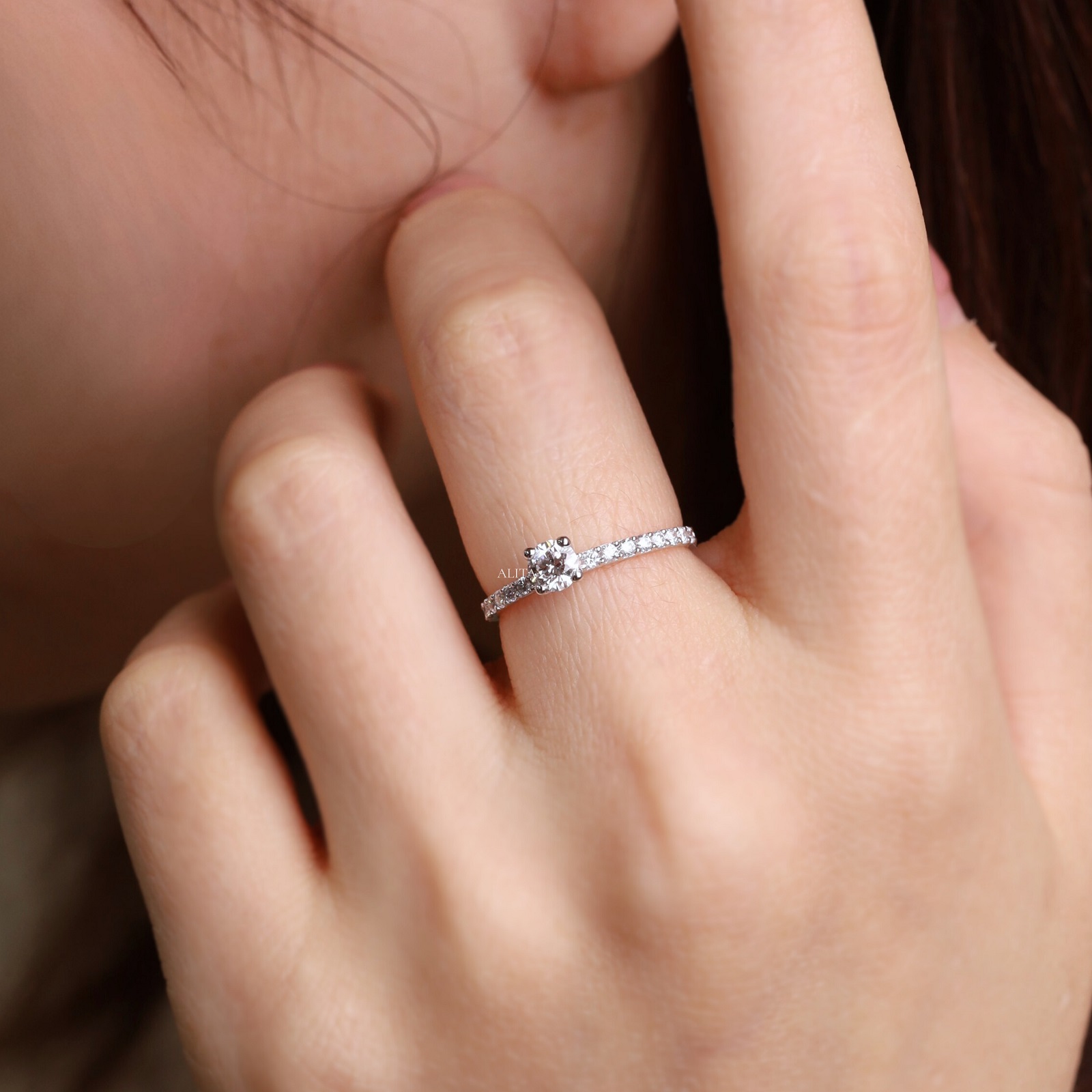 Nhẫn nữ cầu hôn Starlight Diamond Ring NN036