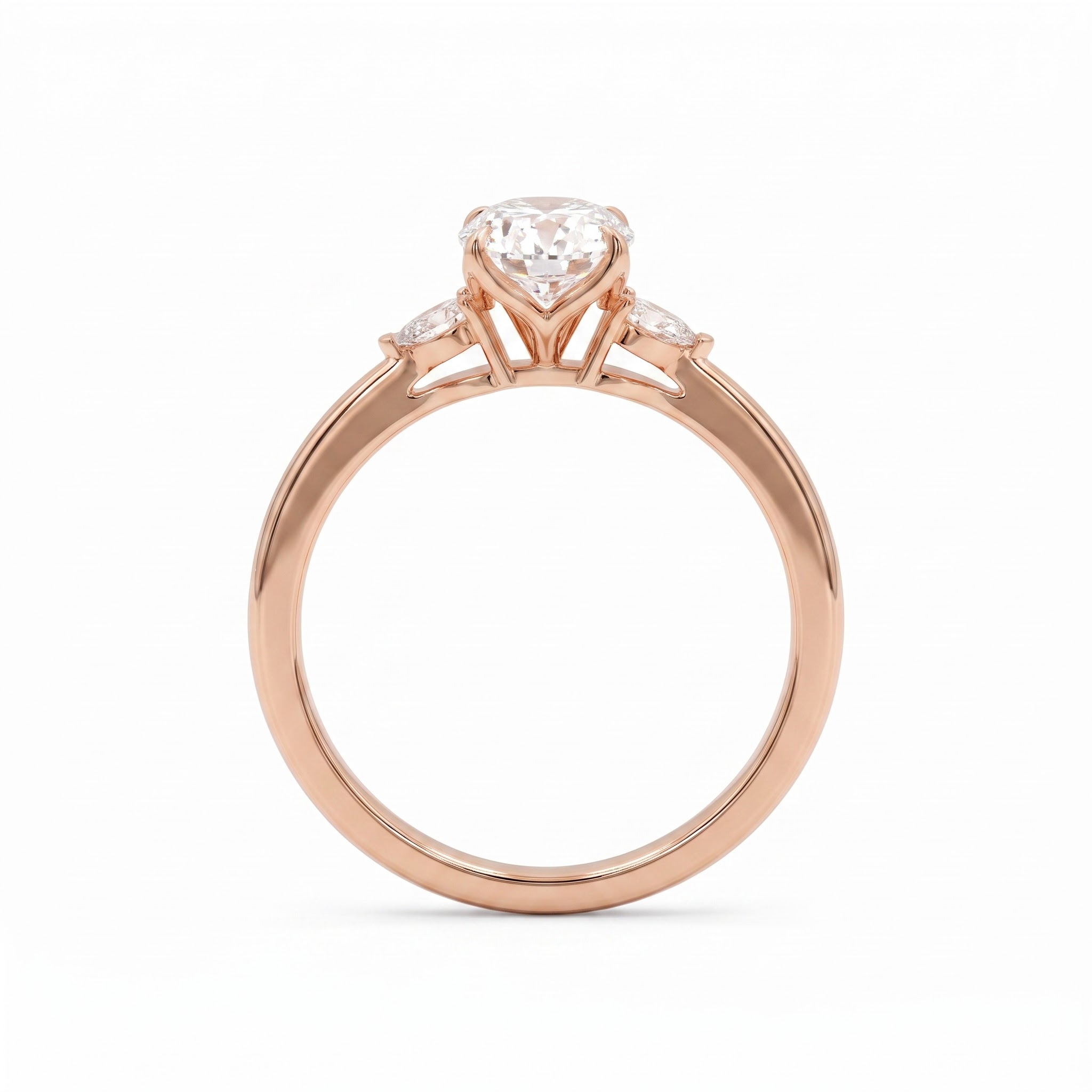 Nhẫn đính hôn kim cương Elara Gold NN062