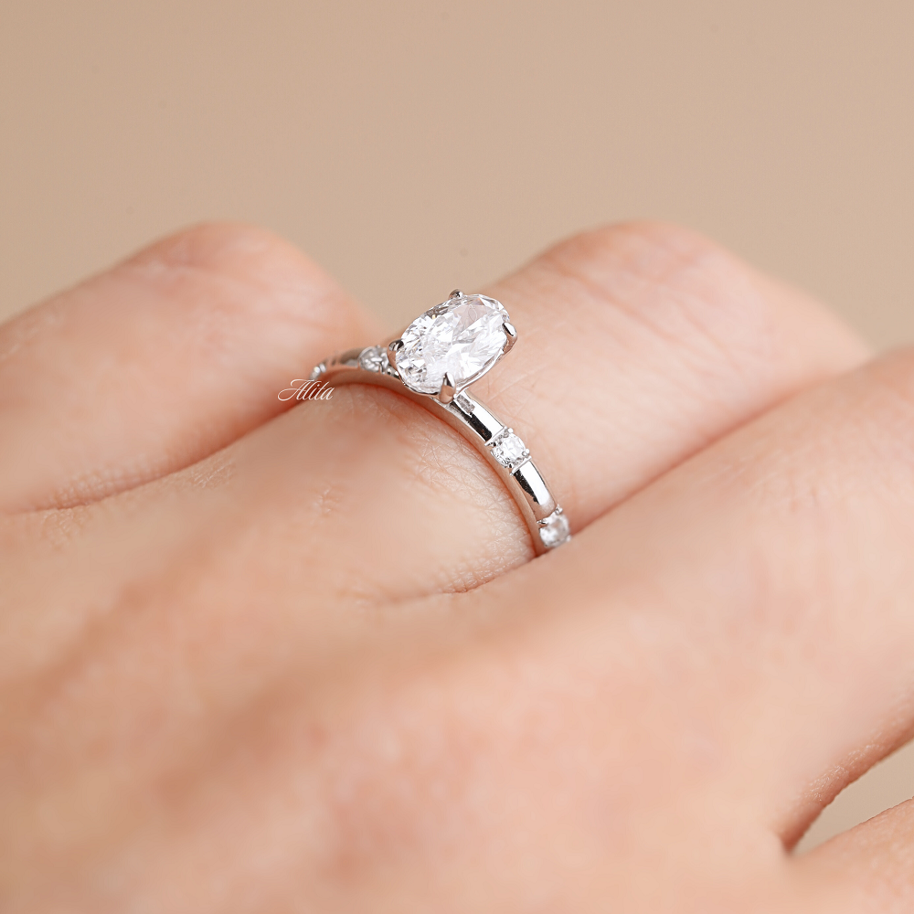 Nhẫn đính hôn kim cương Lumi Elara NN063