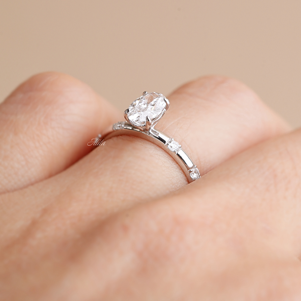 Nhẫn đính hôn kim cương Lumi Elara NN063