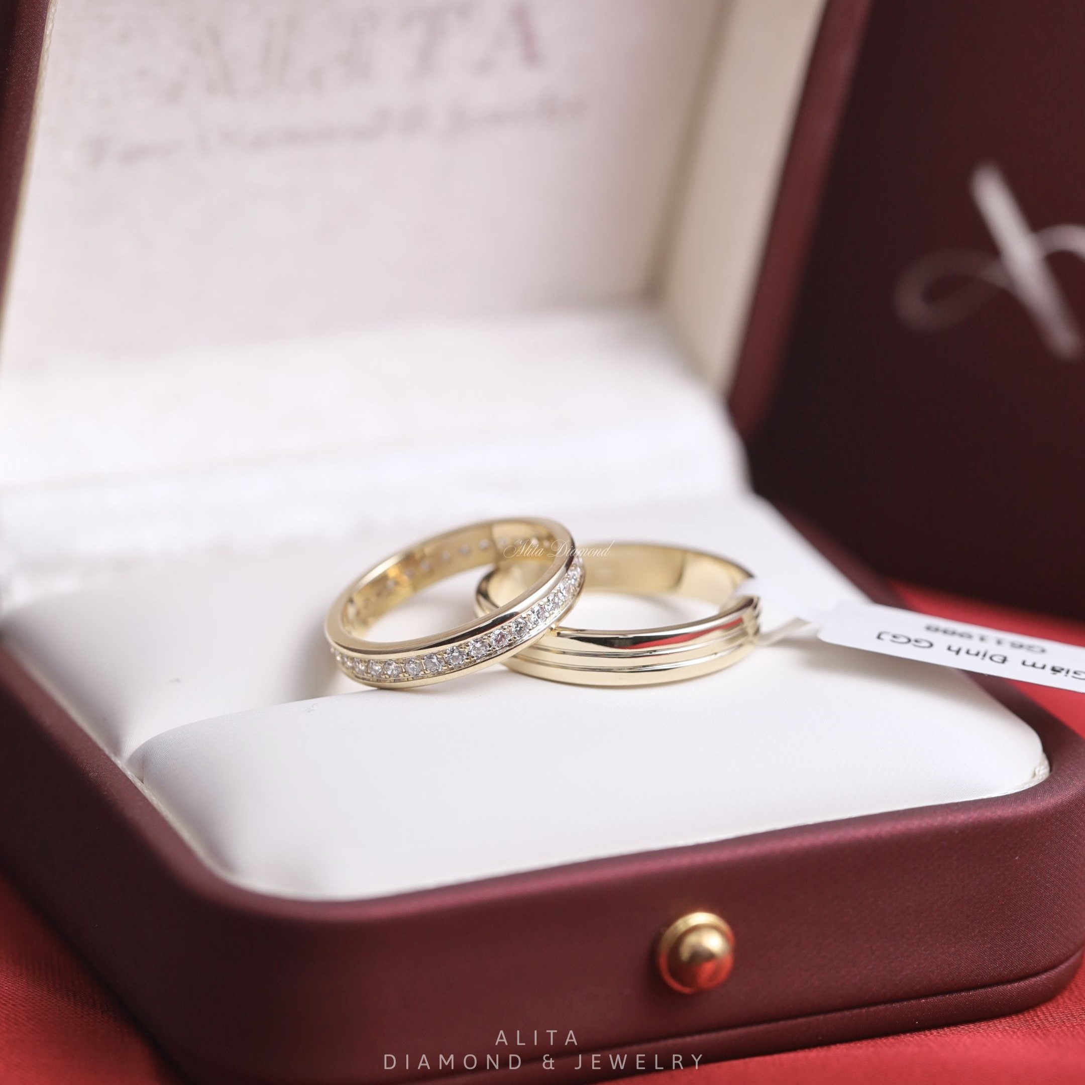 Nhẫn Cưới Cặp Vàng 10K ALITA One Love