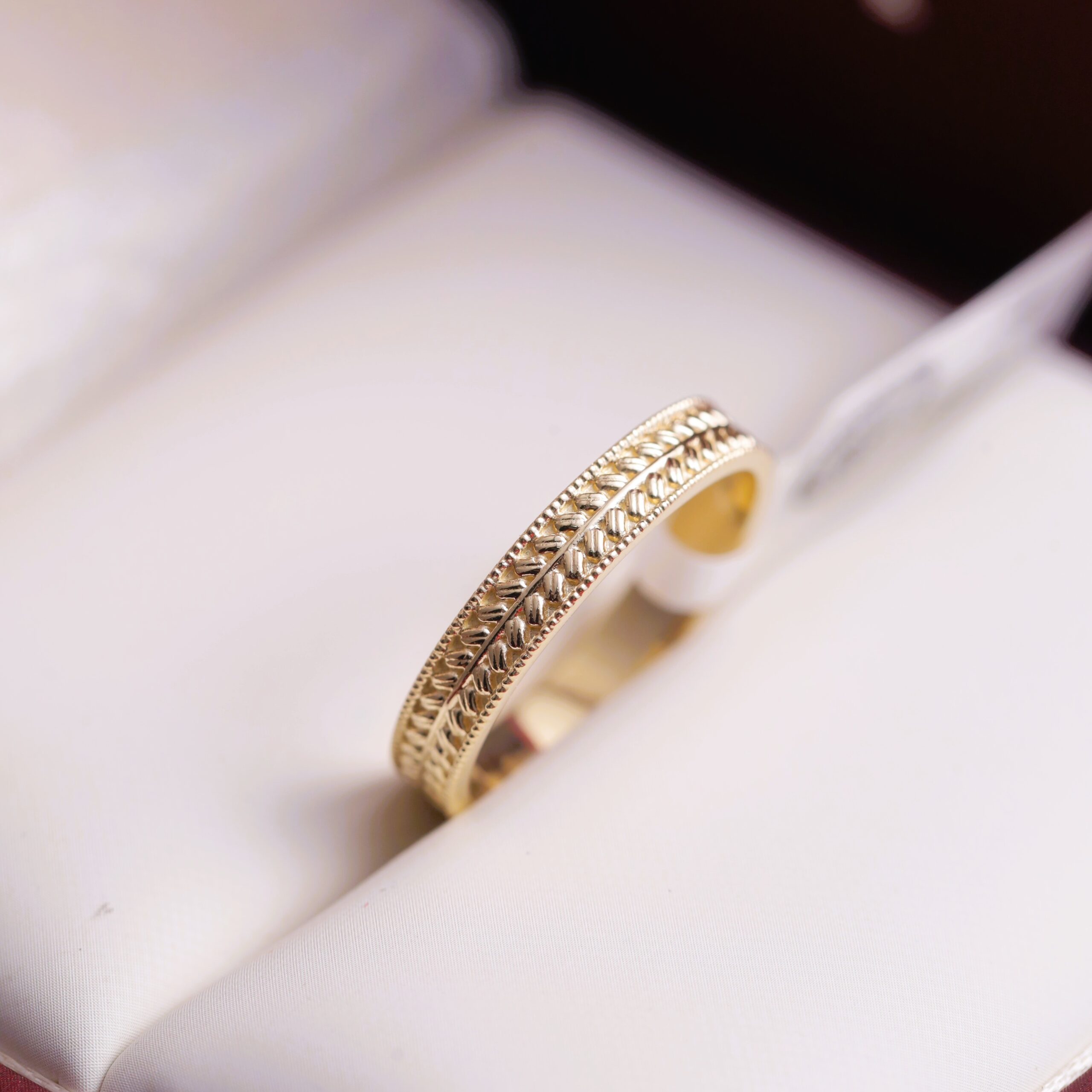 Nhẫn Cưới Vàng 10K Laurel of Love CNC038